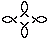 Voir le motif de grille de point de croix en taille relle: ornement,ornement,